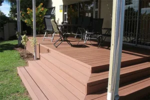 Outdoor Eco Friendly Anti-UV Wood Plastic Coextrusion Decking WPC Decking
