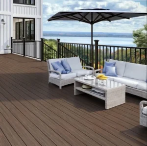 Popular out Door Flooring WPC Plastic Wood Composite Decking WPC Co-Extrusion Decking - Image 4