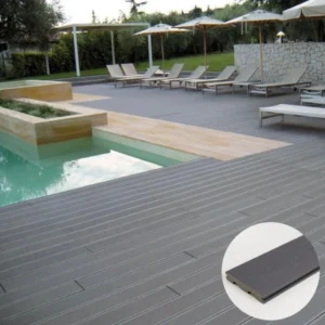 Popular out Door Flooring WPC Plastic Wood Composite Decking WPC Co-Extrusion Decking