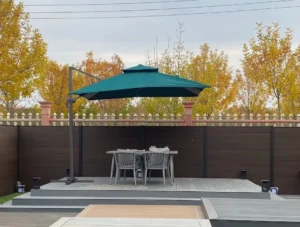 Easy Installation Popular Design Coextrusion WPC Wood Composite Fence for Outdoor