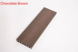 WPC Outdoor Decking Co-Extrusion WPC Decking Round Hole WPC Decking - Image 4